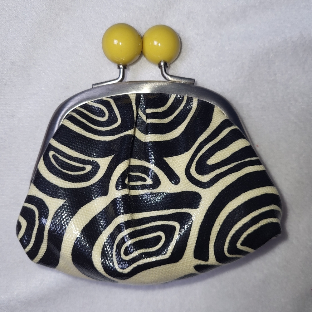 Fossil Multicolor Chevron Kisslock Coin Purse - Picture 8 of 10